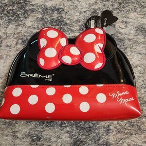 Minnie Mouse Cosmetic Bag | Enchanted Polka Glam | NWT